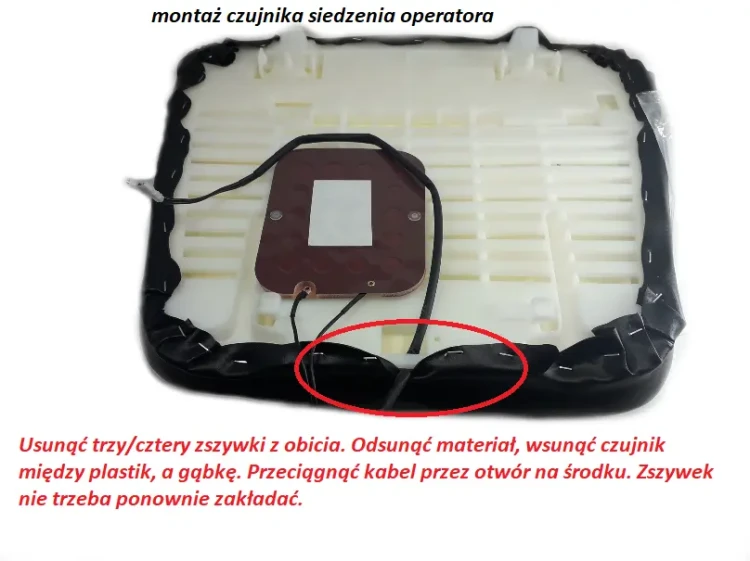 czujnik fotela obecności operatora e0043046