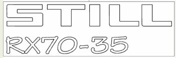 naklejka still rx70-35 724067 lewa