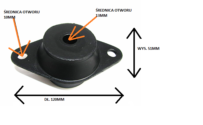 poduszka zawieszenia silnika E0047040
