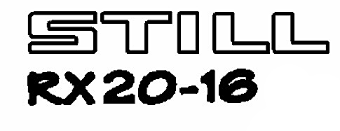 naklejka still rx20-16 lewa e0046988