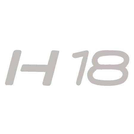 naklejka napis h18 0009382404 linde