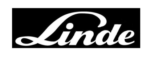 naklejka napis linde e0045122 biały 250mmx60mm
