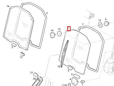 szyba przednia 3864308900 linde