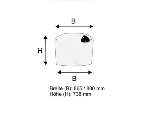 szyba tylna 3914375701 linde
