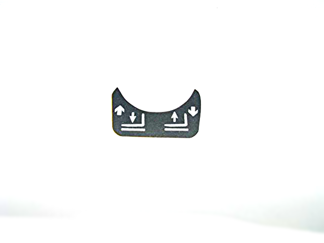 naklejka podnoszenie/ opuszczanie wideł e0041211  40mm x 25mm